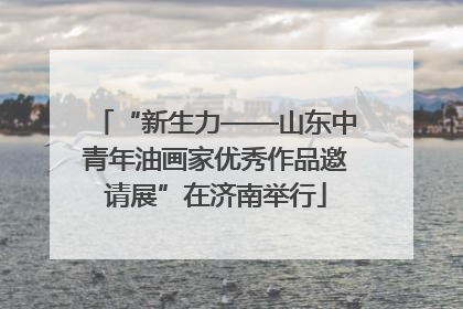 “新生力——山东中青年油画家优秀作品邀请展”在济南举行